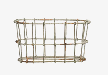 Wire Basket Bottle Holder