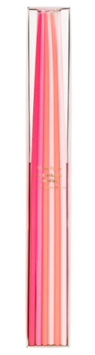 Pink Tall Tapered Candles