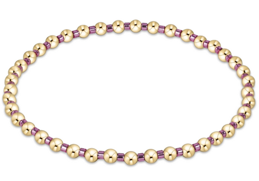 Hope Grateful Bracelet - Pink Metallic