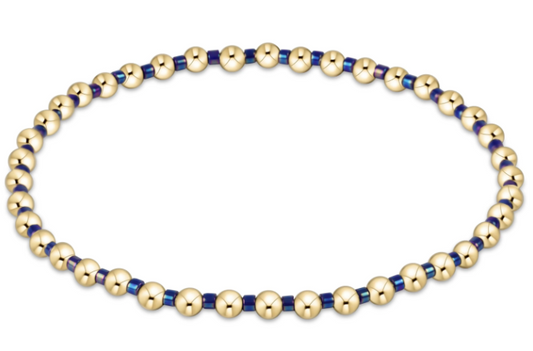 Hope Grateful Bracelet - Blue Metallic