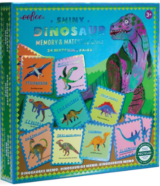 Shiny Dinosaur Memory and Matching Game