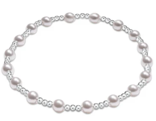 Sincerity Pearl 4mm Sterling Bracelet