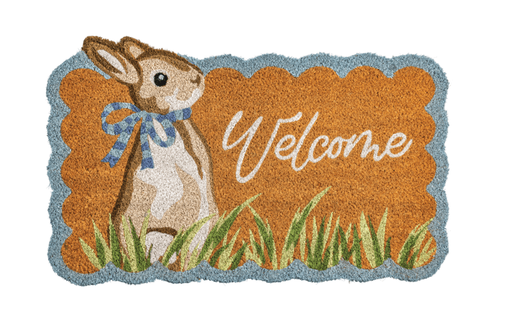 Easter Scalloped Doormat