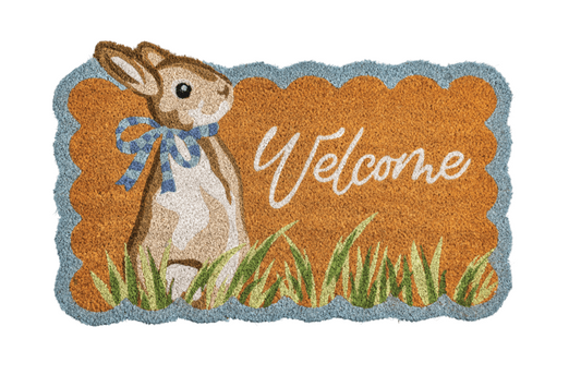 Easter Scalloped Doormat