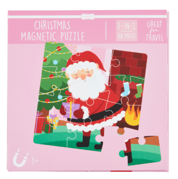 Christmas Magnetic Puzzle - Pink