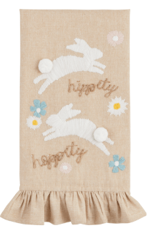 Embroidered Hippity Towel