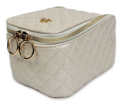 Train Jewelry Case - Pearl Quilted