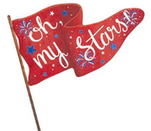 "Oh My Stars" Pennant Flag