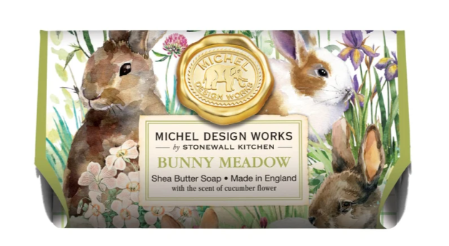 Bunny Meadow Large Bath Soap Bar