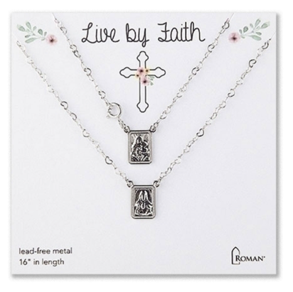 Children's Heart Chain Scapular - Sterling