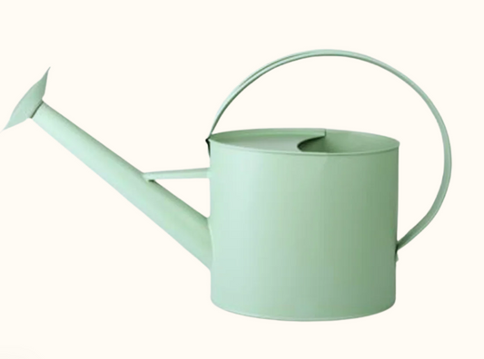 Metal Outdoor Watering Can - Sage Green