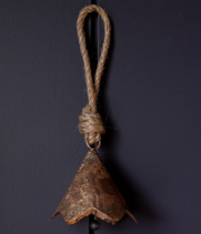 Scallop Iron Inspired Bell Ornament