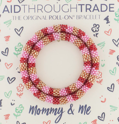 Mommy and Me Roll-On Bracelet - Hibiscus