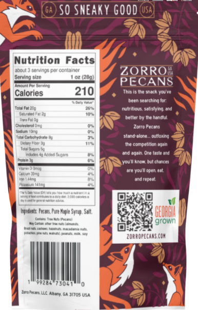 Maple Glazed Pecans