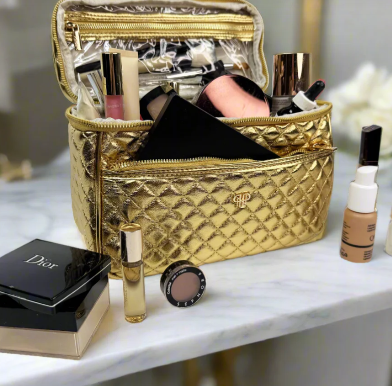Classic Train Case - Gold