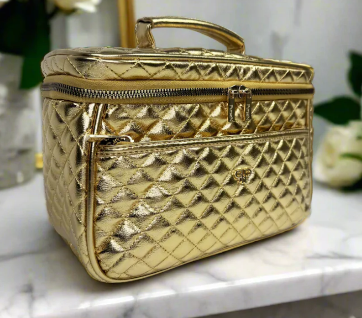 Classic Train Case - Gold