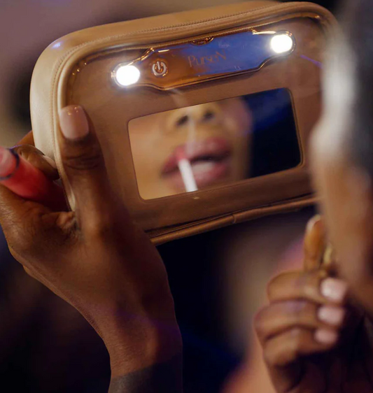 Litt Mini Mirror Case - Nude