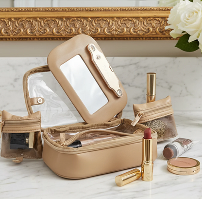 Litt Mini Mirror Case - Nude
