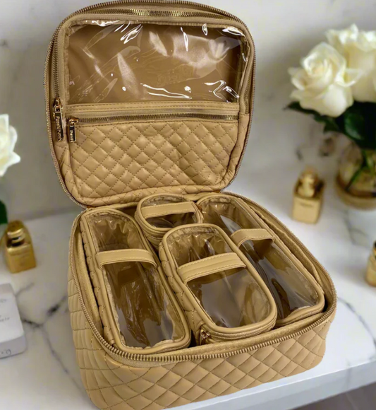 Mini Diva Makeup Case - Nude