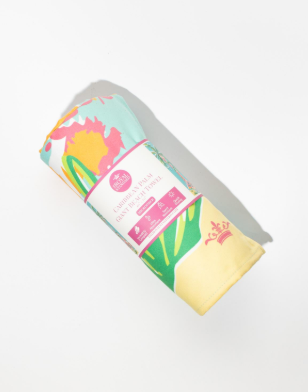 Giant Beach Towel - Caribbean Palm