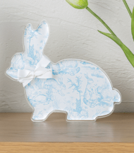 Toile Acrylic Bunny Sitter - Horizontal