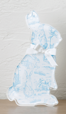Toile Acrylic Bunny Sitter - Vertical