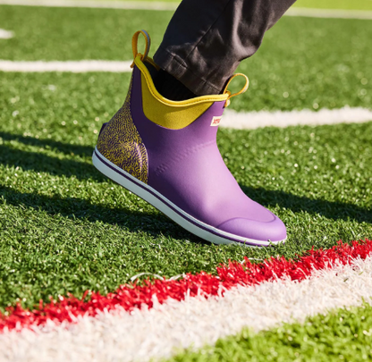 Men's Tailgate Ankle Deck Boots - Purple and Yellow
