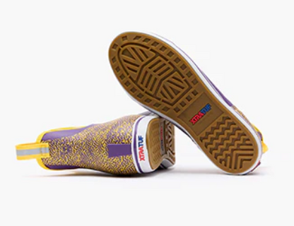 Men's Tailgate Ankle Deck Boots - Purple and Yellow