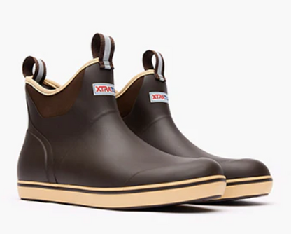Men's Ankle Deck Boots - Chocolate Tan