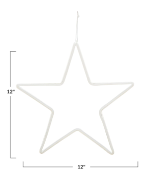 LED Wire Star Wall Decor