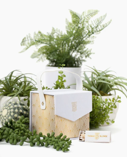 Bougie Gift Box and Candle Set - Blonde