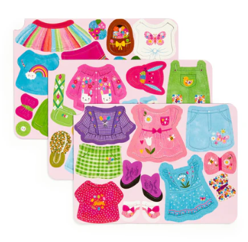 Garden Bunnies Magnetic Dress-Up