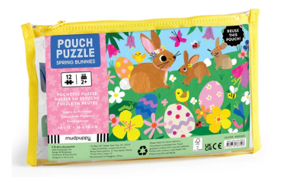 Spring Bunnies 12 Piece Pouch Puzzle
