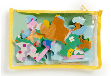 Spring Bunnies 12 Piece Pouch Puzzle