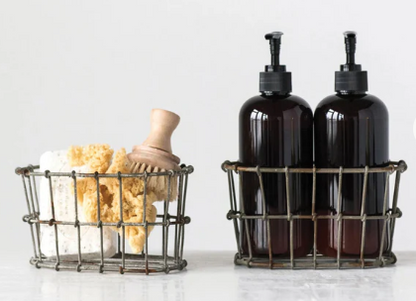 Wire Basket Bottle Holder