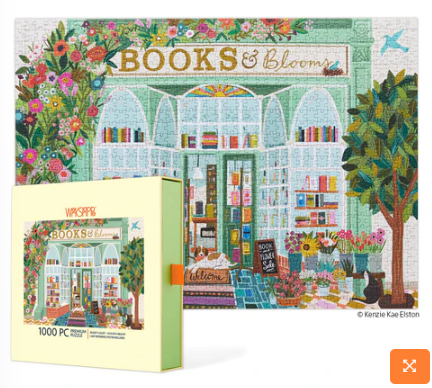 Books and Blooms Puzzle