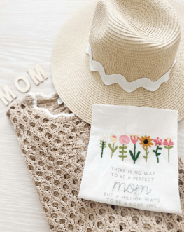 Perfect Mom Embroidered Towel