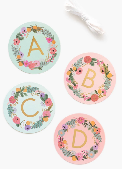 Garden Party Banner Kit