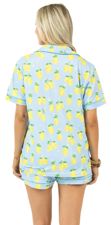 Zesty Lemons 2 Piece Pajama Set