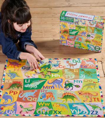 Alphabet of Dinosaurs 36 Piece Giant Puzzle