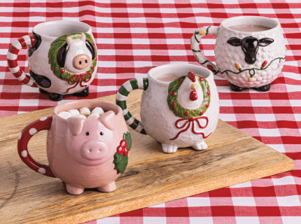 Christmas Cow Mug