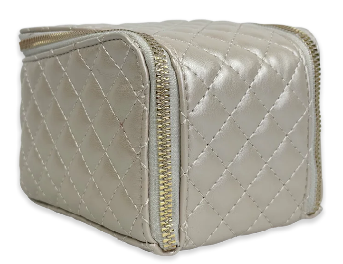 Train Jewelry Case - Pearl Quilted