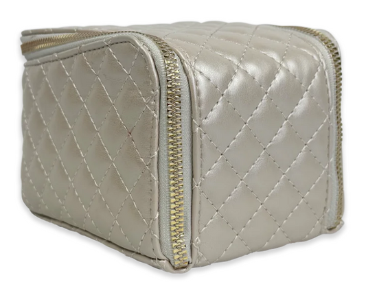 Train Jewelry Case - Pearl Quilted