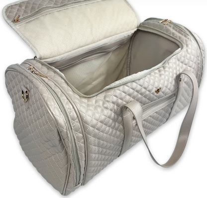 Signature VIP Duffel Bag - Pearl Quilted