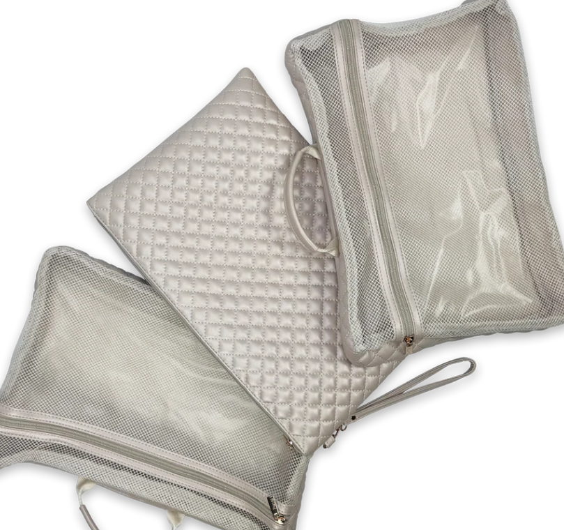 Signature VIP Duffel Bag - Pearl Quilted