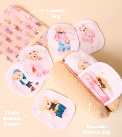 Teddy 7-Day Makeup Eraser Set