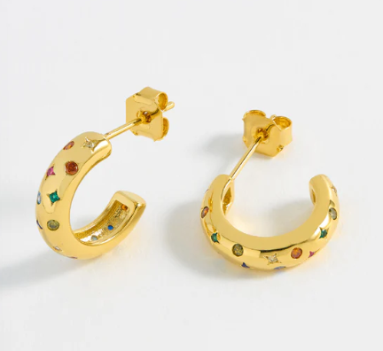 Chubby Rainbow Celestial Hoops