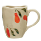 3-6 oz. Hand Painted Stoneware Espresso/Child's Mug