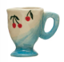 3-6 oz. Hand Painted Stoneware Espresso/Child's Mug