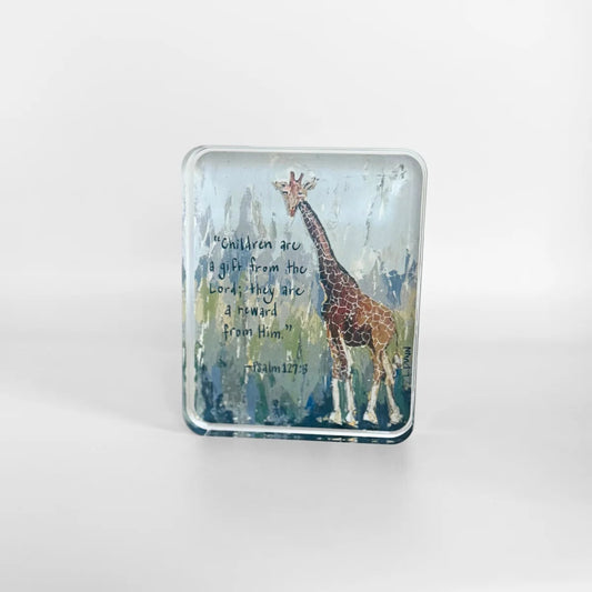 Acrylic Scripture Block - Psalm 127:3